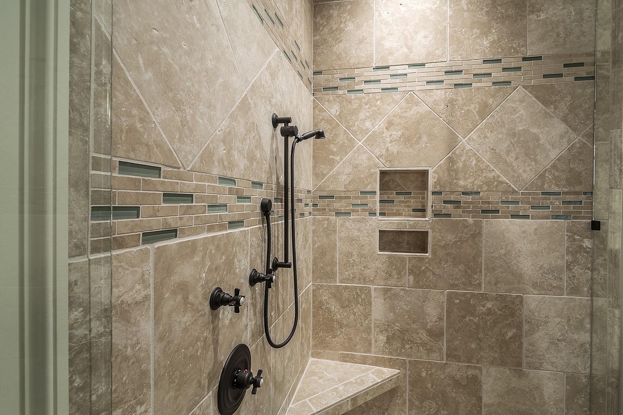 Modern bathroom tiles installation with professional craftsmanship